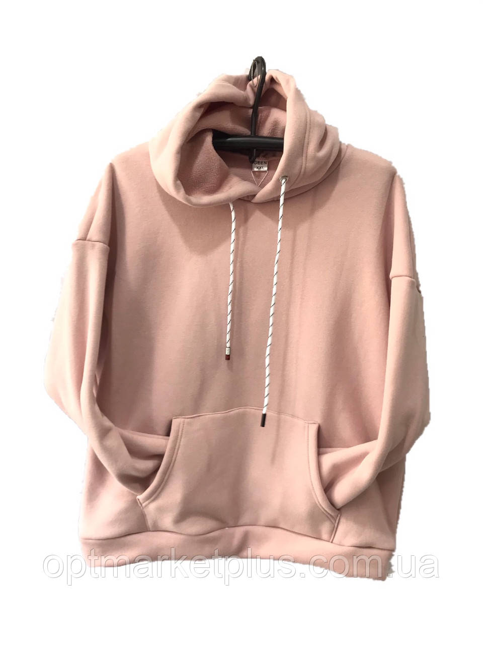 Тепле жіноче худі, ФЛІС вибір кольорів (М-3ХЛ) гуртом купити від складу 7 км Одеса, фото 1