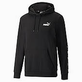 Худі чоловічий Puma Essentials+ Tape Hoodie 847385 01 (чорний, чоловічий, спортивний, бавовна, бренд пума)