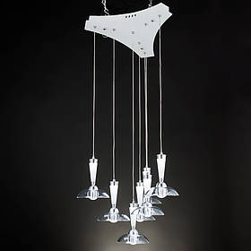 Люстра підвісна на 7 прозорих ламп  ELISEY