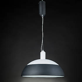 Люстра підвіс чорно-біла металева  ELISEY