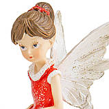 Статуетка "Фея з кроликами", 10,5 см, фото 2