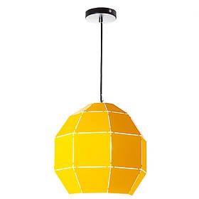 Люстра-підвіс жовта у формі кулі  ELISEY