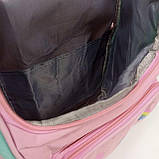 (Уцінка) Шкільний рюкзак Єдиноріг для дівчаток 1-5 клас ( Дефект — порвана підкладка) Рожевий, фото 2