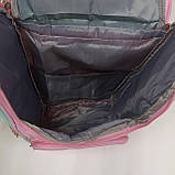 (Уцінка) Шкільний рюкзак Єдиноріг для дівчаток 1-5 клас ( Дефект — порвана підкладка) Рожевий, фото 4