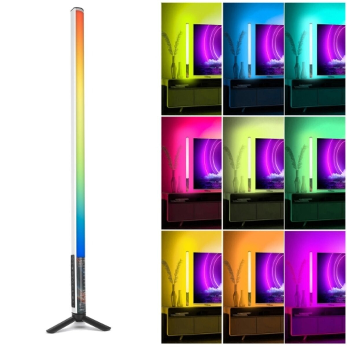 5Вт Постійне світлодіодне світло трубка LED-освітлювач Luxceo MOOD1-85 RGB 85 см