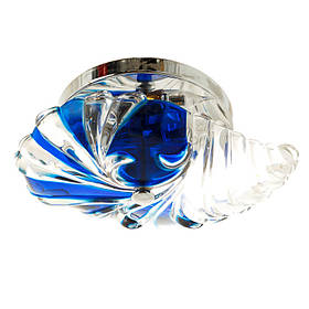 Люстра пристібна синього кольору на 2 лампи  ELISEY