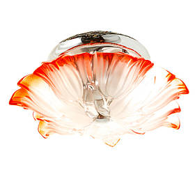 Люстра пристібна червоно-біла на 2 лампи  ELISEY