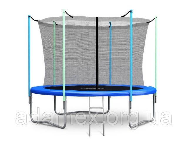 Батут Neo Sport 252 см. з внутрішньою сіткою та драбинкою