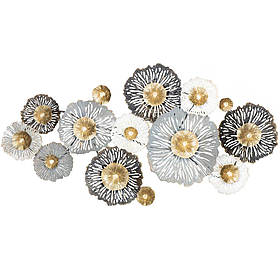 Декор настінний "Металеві квіти", 135 см (САМОВИВІЗ АБО ОКРЕМА ТТН) ELISEY