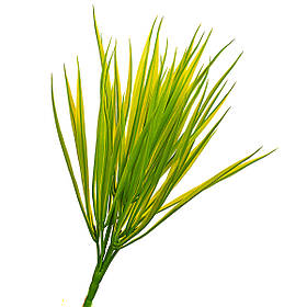 Кущ трави зелено-жовтий штучний ELISEY