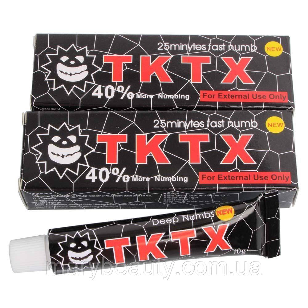 Анестезуючий крем TKTX BLACK 40% - фото 1 - id-p1883601533