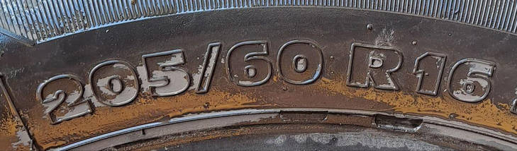 Шини б/у 205/60R16 TAURUS WINTER (зима), рік 2014, фото 3