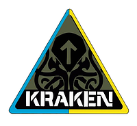 Шеврон спецподразделение "KRAKEN" (КРАКЕН) Шевроны на заказ нашивки Шеврон нашивка на липучке (AN-12-182-2)