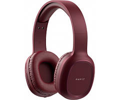 Навушники з мікрофоном Havit HV-H2590BT PRO Bluetooth Червоні