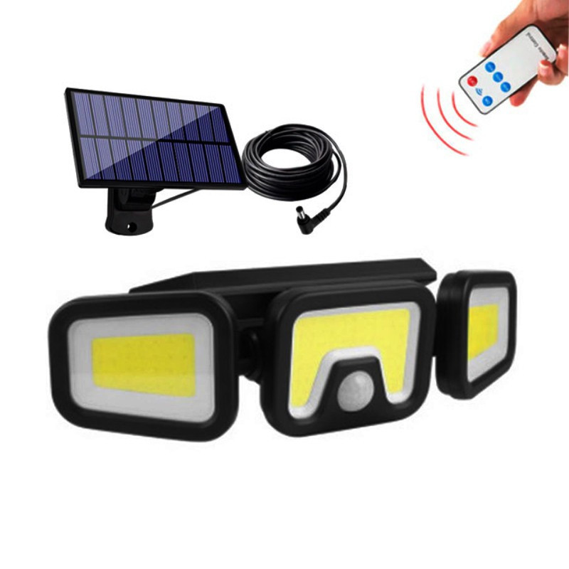 Вуличний ліхтар із сонячною панеллю та датчиком руху Solar Wall Lamp X-BAIL BL-JD-295 Лучшая цена, фото 1