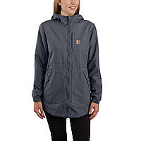Женская куртка Серая Ветровка Carhartt Rain Defender® Relaxed Fit Lightweight OC4221-W