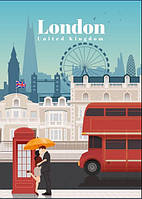 Постер на металле "London"