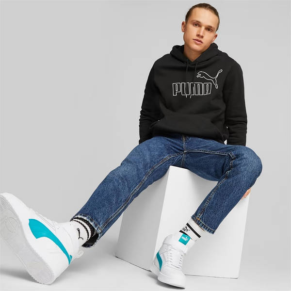 Puma elevated top essential tape sweatshirt