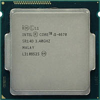 Процесор Intel Core i5 4670 (CM8064601464706) (s1150, 4T, 3.8 ГГц, Tray) Б/в