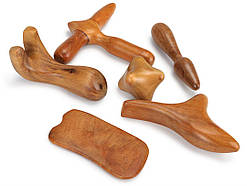 Набір дерев’яних масажних інструментів 6 шт