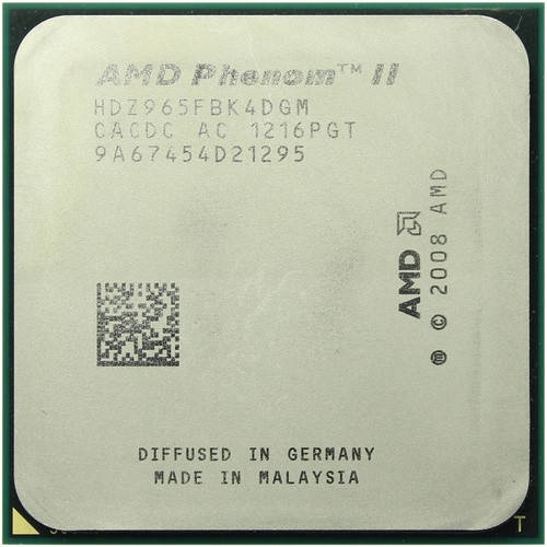 Процесор AMD Phenom II X4 965 125W (HDZ965FBK4DGM) (sAM3, 4T, ) Б/в (ID ...