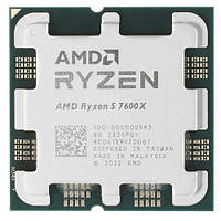 Процесор AMD Ryzen 5 7600X (100-100000593WOF) (Socket AM5, 12T, 5.3 ГГц, Box)