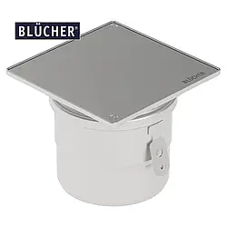 Прочищення / ревізія blucher для каналізації, нержавіюча сталь aisi 304, dn110 арт. 144.155.110