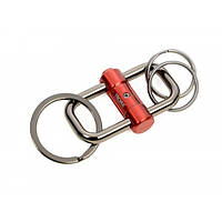 Металлический брелок для ключей с карабином от немецкого бренда Troika
