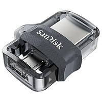 Флеш-накопичувач Sandisk USB 3.0 Ultra Dual OTG 64Gb (150 Mb/s) (SDDD3-064G-G46)