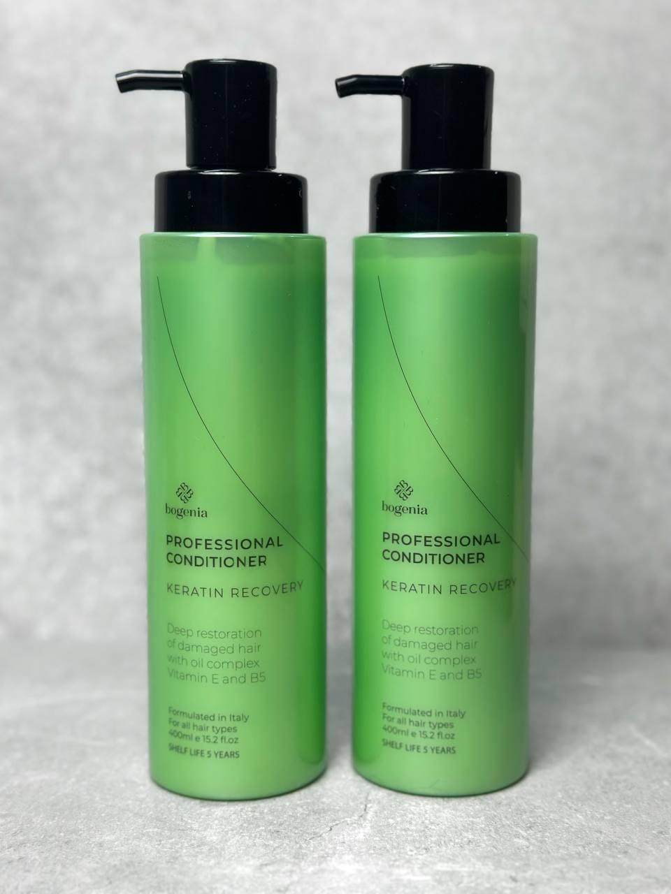 ОПТ. Кондиціонер для волосся "Кератинове відновлення" Bogenia, 400 мл, фото 1