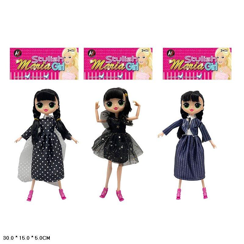 Лялька TK1612 Венсдей типу Барбі, 3 види, фото 1