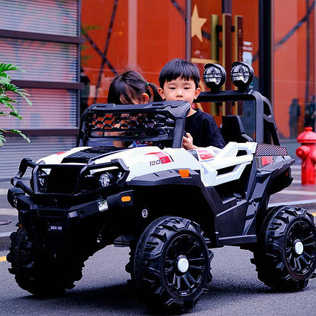 Дитячий електромобіль джип баггі Bambi M 4620EBLR-1 (MP3, SD, USB, мотори 4x25W, акумулятор 12V10AH), фото 1