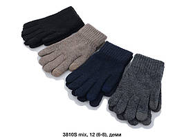 Рукавички підліткові в'язані (Розміри: З 6-8 років) "Одинарні"