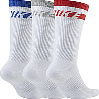 Носки Nike 3-pack 38-42 white/multicolor CZ0502-903