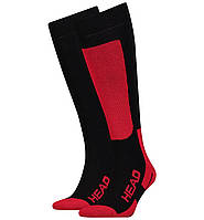 Носки Head Unisex Ski Kneehigh 2-pack Черный; Красный 39-42 (791003001-118 39-42)