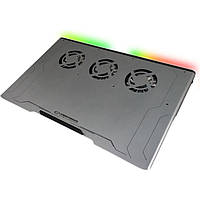 Підставка для ноутбука Esperanza 19" Boreas Notebook RGB Cooling Pad Bo Grey (EGC108)