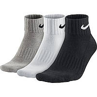 Носки Nike Value Cush Ankle 3-pack 46-50 black/gray/white SX4926-901