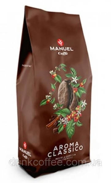 Кава Manuel Aroma Classico зерно 30% Арабіка Італія 1кг