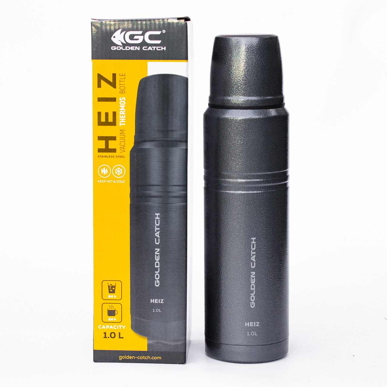 Термос Golden Catch GC Heiz 1.0л з кухлем