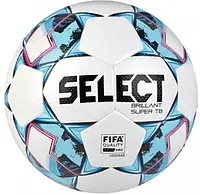 М'яч футбольний Select Brillant Super TB FIFA біло-синій Уні 5 361593-051 5