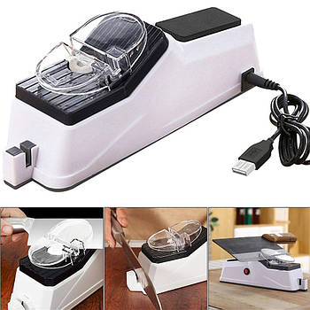 Електрична точила для ножів Electric Knife Sharpener від USB / Професійна електроточила / Ножеточка