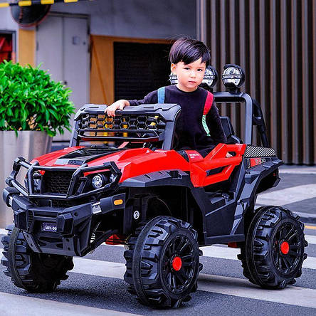 Дитячий електромобіль джип баггі Bambi M 4620EBLR-3 (MP3, SD, USB, мотори 4x25W, акумулятор 12V10AH), фото 1