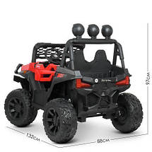 Дитячий електромобіль джип баггі Bambi M 4620EBLR-3 (MP3, SD, USB, мотори 4x25W, акумулятор 12V10AH), фото 6