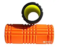 Массажный ролик LiveUP YOGA ROLLER оранжевый 32x15см LS3768-o