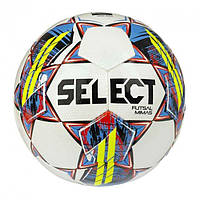 М'яч футзальний SELECT Futsal Mimas (FIFA Basic) v22 біло-жовтий Уні 4 105343-365 4