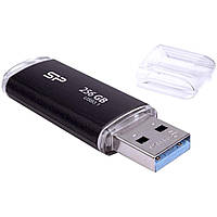 Флеш-накопичувач Silicon Power USB флеш накопичувач 256GB Blaze b02 Black USB 3.0 (SP256GBUF3B02V1K)