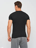 Футболка Kappa T-shirt Mezza Manica Girocollo черный XL Муж K1304 Nero-XL