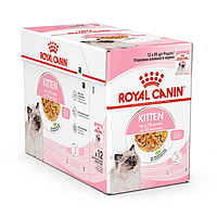 Консервы Роял канин Китен / Royal Canin Kitten (кусочки в соусе) 12шт*85г желе