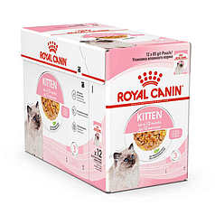Консерви Роял канін Китен/Royal Canin Kitten (смачки в соусі) 12 шт.*85г желе
