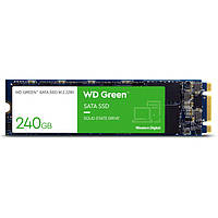 Накопичувач SSD Western Digital m.2 sata 240GB GREEN WDS240G3G0B WD (WDS240G3G0B)